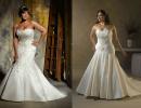 Красивые свадебные платья для полных девушек – советы и фото